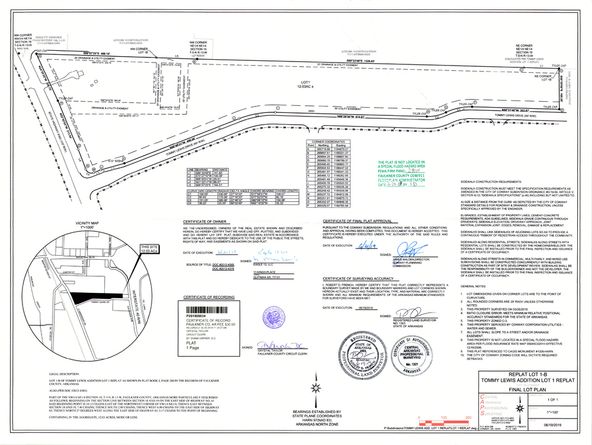 Land for Sale, Ground Lease, or BTS: 600 Tommy Lewis Dr, Conway, AR 72034